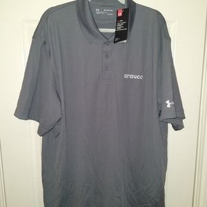 NWT Under Armour Loose Heat Gear Short Sleeve Polo Shirt Men's XXL
